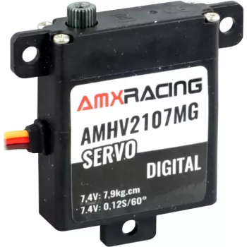Amewi standarta servs AMXRacing AMHV2107MG Midi analogais servs ar metāla pārnesumiem (28447)