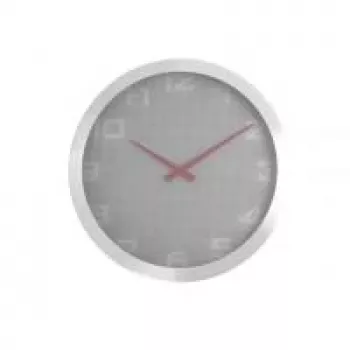 NeXtime klok 3019 Dots, Ø35 cm, sienas, pelēka