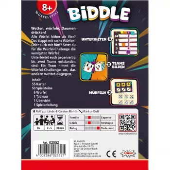 Biddle, Kauliņu spēle