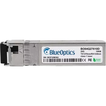 SFP28 BiDi raidītājs BlueOptics S1C98A-BO, LC-Simplex, 25GBASE-BX-U, viens režīms, TX1270nm/RX1330nm, 10 km, DDM, 0–70°C
