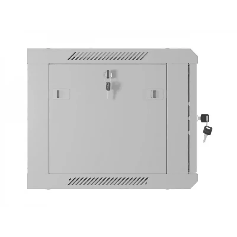 Lanberg sienas skapis 19 inch 6U 600x450 mm, pelēks, perforētas durvis