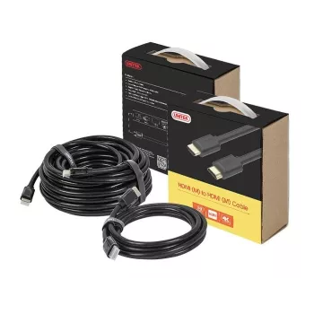 UNITEK Y-C137M HDMI kabelis 1,5 m HDMI Type A (Standard) Melns
