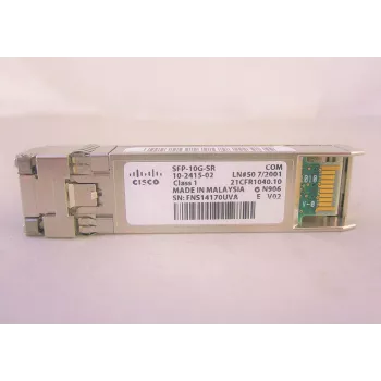 Optiskais modulis Cisco 10GBASE-SR SFP 10 Gbps daudzmodu šķiedrai