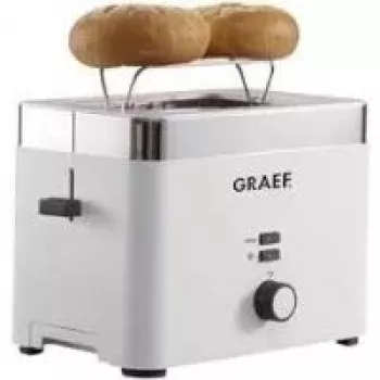 Graef TO 61 Toasteris - 2 šķēlēm - 2 sloti - Noble White