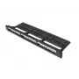 Patch panel 1U LANBERG PPKS-1124-B, 24 porti, 1U, ABS, melns, 482.6×44.5×154 mm