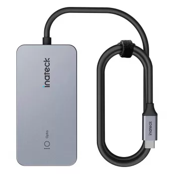 Inateck HB2027_DARK GRAY USB-C centrmezgls