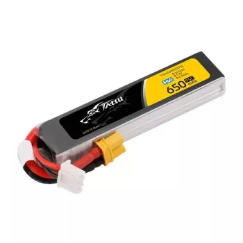 Akumulators Lipo Tattu 2S 650mAh 95C 7.6V HV ar XT30 garā pakā