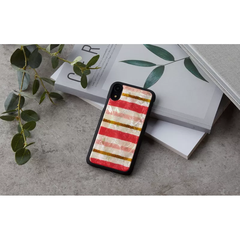 Viedtālruņa maciņš iKins iPhone XR — īsās kūkas dizains, melns
