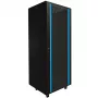 Brīvi stāvošs tīkla skapis Extralink Rackmount 37U 600x600 Melns