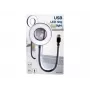 Gembird NL-LEDRING-01 USB LED gredzena lampa | Balta 6500K