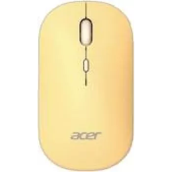 Pele Acer AMR130 abpusēja RF Bezvadu + Bluetooth 1600 DPI, 4 pogas, dzeltena