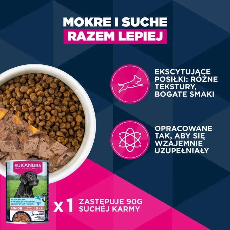 Sausā suņu barība EUKANUBA Mature Small Chicken 3 kg — pieaugušām mazo šķirņu suņiem