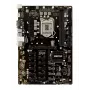 Mātesplate BIOSTAR TB360-BTC PRO 2.0 ATX Intel B360, LGA 1151, 2x DIMM DDR4 līdz 32GB, 11x PCIe x1 + 1x PCIe x16, M.2, SATA III, USB-A