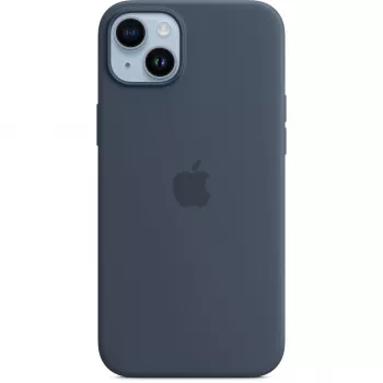 Apple Silikona maciņš iPhone 14 Plus MagSafe Storm Blue