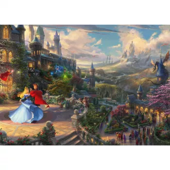 Puzle Schmidt Spiele Thomas Kinkade Studios Disney Dreams Collections Sleeping Beauty 1000 gab.