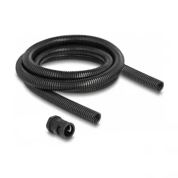 DeLOCK 60464 Kabeļa uzmava Melna 18.5mm 2m