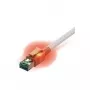 saCon S/FTP kabelis Cat.6A, 7m, Balts (21.15.2365)