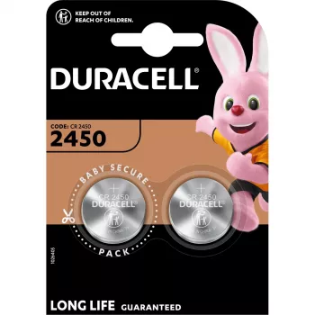 Duracell 152137 baterija CR2450 litija vienreizējā baterija 3V 2 gab.