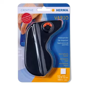 HERMA Vario uzlīmju dozators melns 1000 papīra uzlīmes