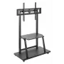 Gembird TVS-100F-01 grīdas statīvs televizoriem 2.54 m (100 inch) Melns