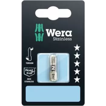 Wera Phillips-Bit PZ 1 3855/1 TS SB SiS Nerūsējošais tērauds D 6,3 1 gab. (05073613001)