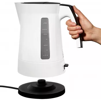 Elektriskā tējkanna Melitta Enjoy Aqua 1.7 L 2400 W Melns Balts