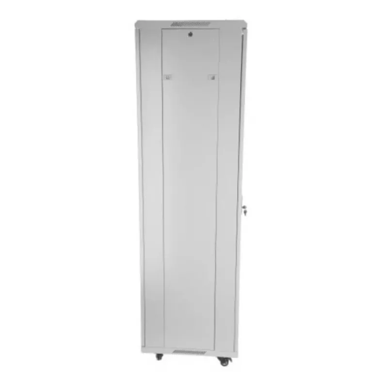SOMI Networks 42U, 19 inch brīvi stāvošs skapis | 42U-80/100NACP | Pelēks | Max Slodze 800 kg; noņemami un bloķējami sānu paneļi; perforētas metāla durvis; neizmontēts | Dziļums: 100 cm