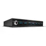 Lindy 7 Portu USB 3.0 Metāla Centrmezgls, USB 3.2 Gen 1 (3.1 Gen 1) Type-A, 5000 Mbit/s, Melns, 0.8 m, 185 mm, 75 mm