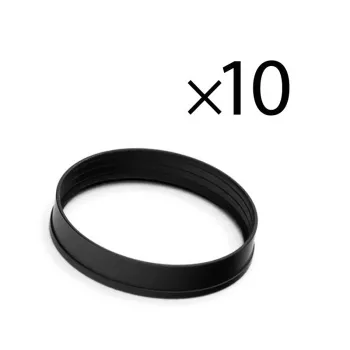 Gredzenu komplekts EK Water Blocks EK-Quantum Torque Color Ring 10-Pack STC 12/16 (melns)