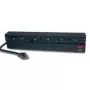 APC Rack PDU, Basic, 1U, 20A, 120V strāvas sadales bloks (PDU) Melns