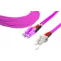 Lightwin Duplex LWL Patch Kabelis - MM OM4 - LSH - LC (LDP-50 LSH-LC 3.0 OM4)