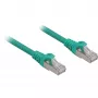 Patch kabelis RJ45 Cat.6a SFTP (Zaļš, 1 Metrs, LSOH (Bez halogēna))