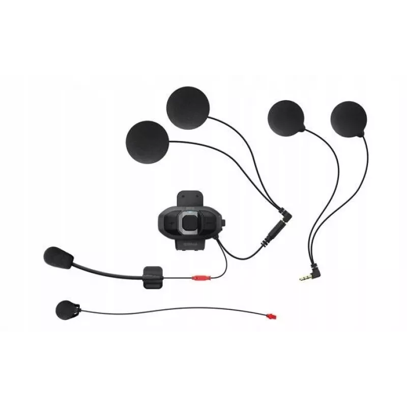 Motocikla intercoms Sena FreenConn FX Pro V2 EU MESH — Bluetooth 4.1, darbības rādiuss 800 m, IP65, sarunu laiks 13 h, Li-Ion