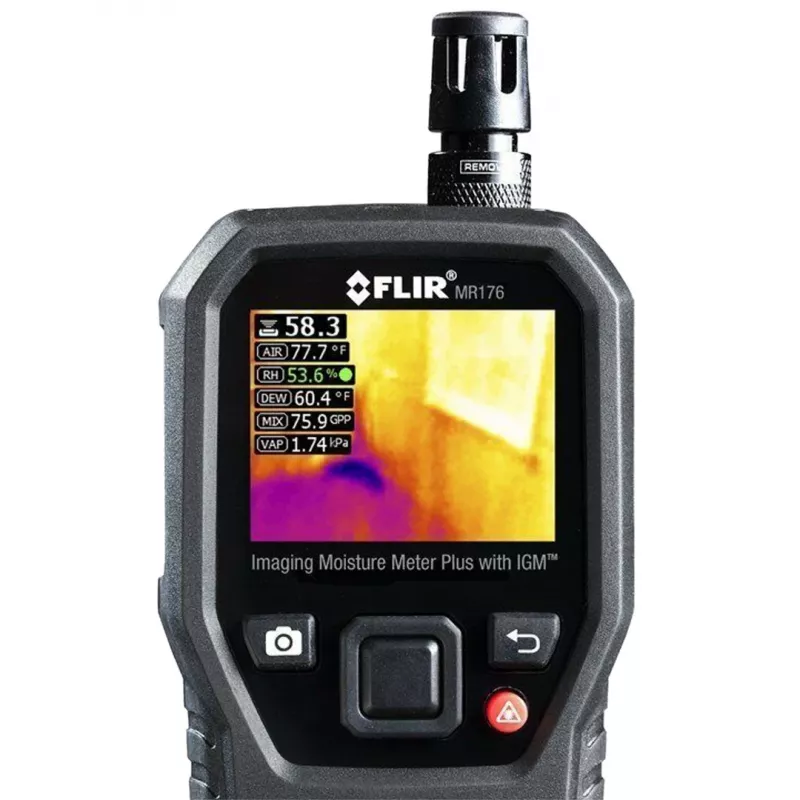 FLIR MR176 higrometrs/psihrometrs Iekštelpu elektroniskais higrometrs Melns