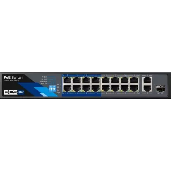 PoE slēdzis BCS BASIC BCS-B-SP1602G-1SFP