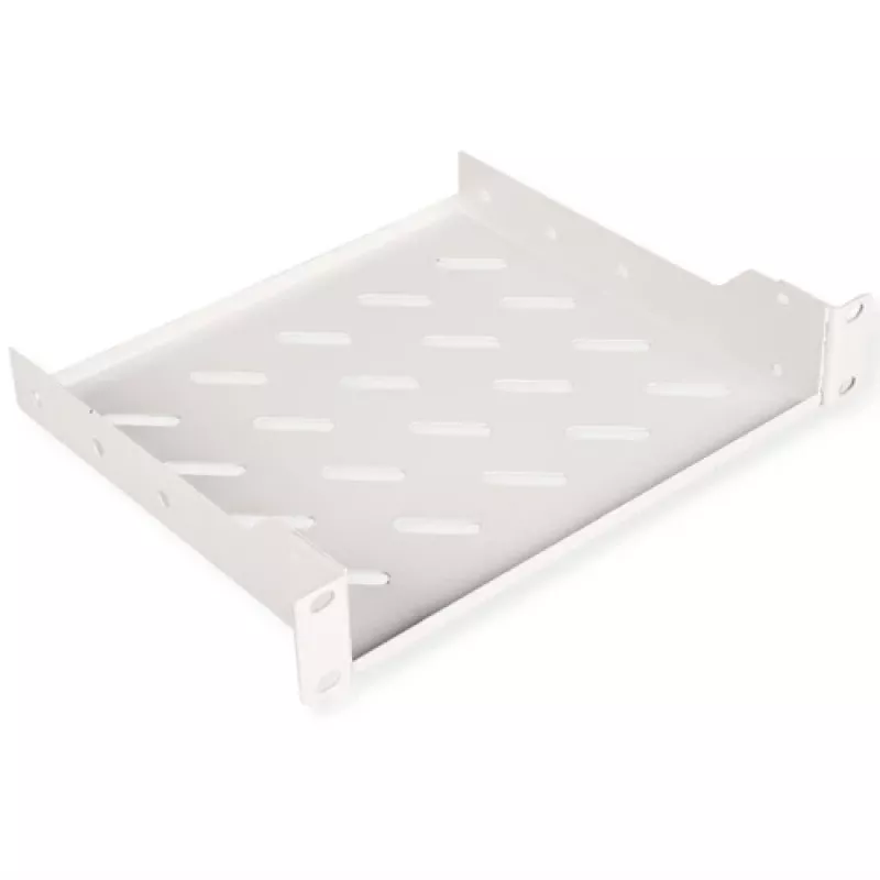 ROLINE 10 collu 1U plaukts 200 mm dziļš pelēks Tērauds 255 mm 150 mm 42 mm
