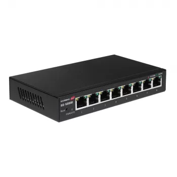 Edimax GS-5008E tīkla slēdzis Pārvaldāms Gigabit Ethernet (10/100/1000) Melns