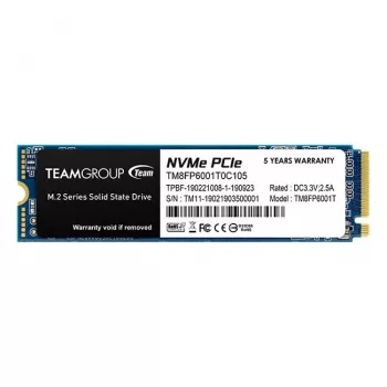 SSD disks Team Group 1 TB M.2 PCI Express 3.0 NVMe MP33