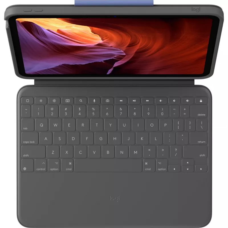 Logitech 920-011200 mobilās ierīces tastatūra QWERTZ vācu Smart Connector Graphite