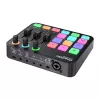 Audio mikseris un USB skaņas karte OneOdio Solocaster — kompakts darbvirsmas interfeiss straumēšanai un ierakstīšanai