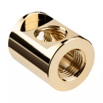 EK Water Blocks EK-Quantum Torque Splitter 3F T -Gold 28mm