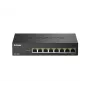 Nepārvaldāms slēdzis D-Link DMS-108P/E 8 porti 2.5G PoE++ 40 Gbit/s