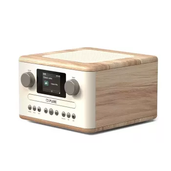 Pure Classic C-D4 Digitalradio Balts/Ozols DAB+ FM Interneta Radio Bluetooth 15W