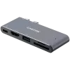 CANYON DS-5 5in1 Thunderbolt 3 4k Space Grey centrmezgls