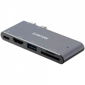 CANYON DS-5 5in1 Thunderbolt 3 4k Space Grey centrmezgls