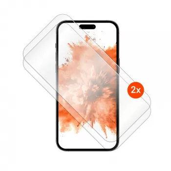 Rūdīta stikla ekrāna aizsargs FIXED Apple iPhone 17 Pro — 2 gab., 2,5D noapaļota mala
