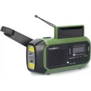Nedis RDDBCR2000GN Avārijas radio DAB+, UKW, FM, zaļš, melns