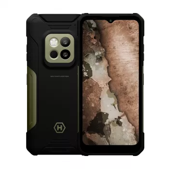 HAMMER Construction 2 Thermal 5G Military Edition 16.7 cm (6.58 inch) Dual SIM Android 14 USB Type-C 8 GB 256 GB 6500 mAh Melns, Zaļš