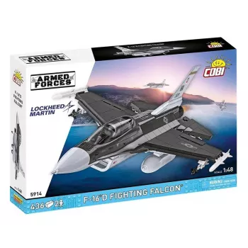 Būvkomplekts Cobi F-16D Fighting Falcon, 436 detaļas