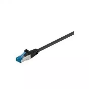 Goobay CAT 6A savienotājkabelis 0.25 m Melns